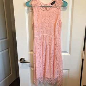 My Michelle Pink Lace Dress